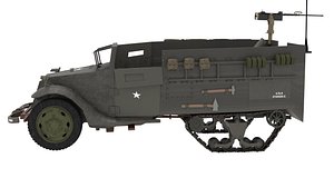 WW2 American Half Track Mortar Carrier M21