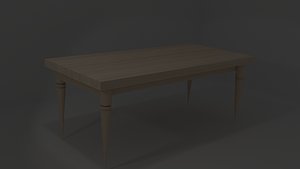 wooden table