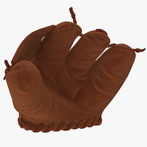 3D shoeless joe vintage baseball glove