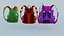 Tasche 3x Merry Tidings Rucksack