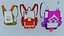 Tasche 3x Merry Tidings Rucksack