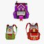 Tasche 3x Merry Tidings Rucksack