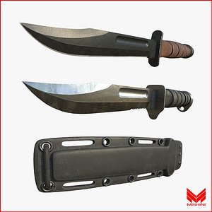 Kabar Knife Pack w/ Sheath