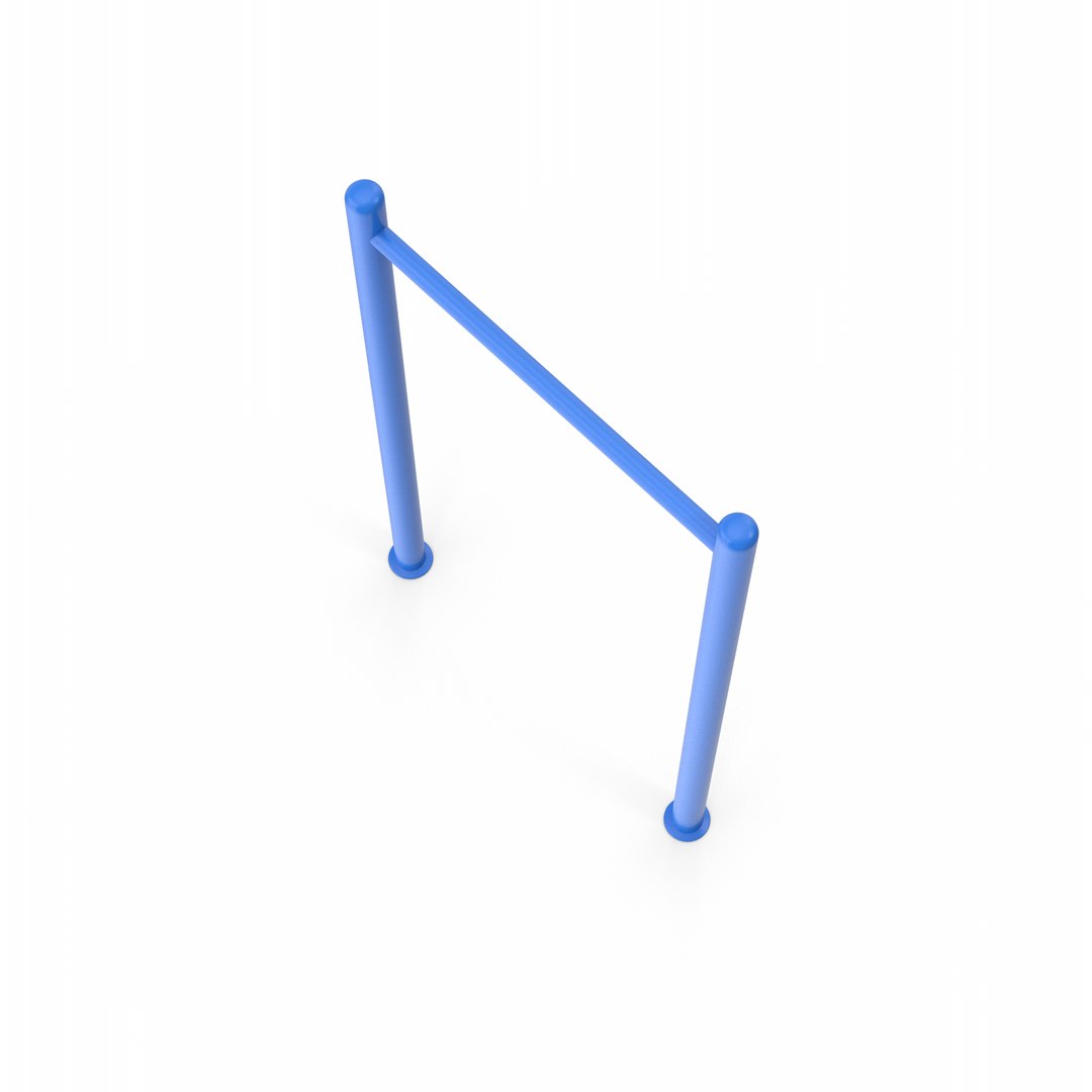 3D Playground Horizontal Bar Model TurboSquid 2163375