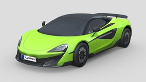 3D McLaren 600LT 2019 model