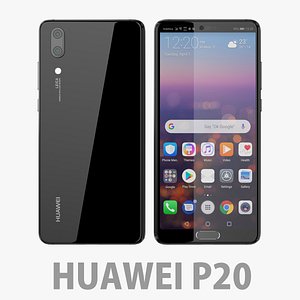 3D model huawei p20 20