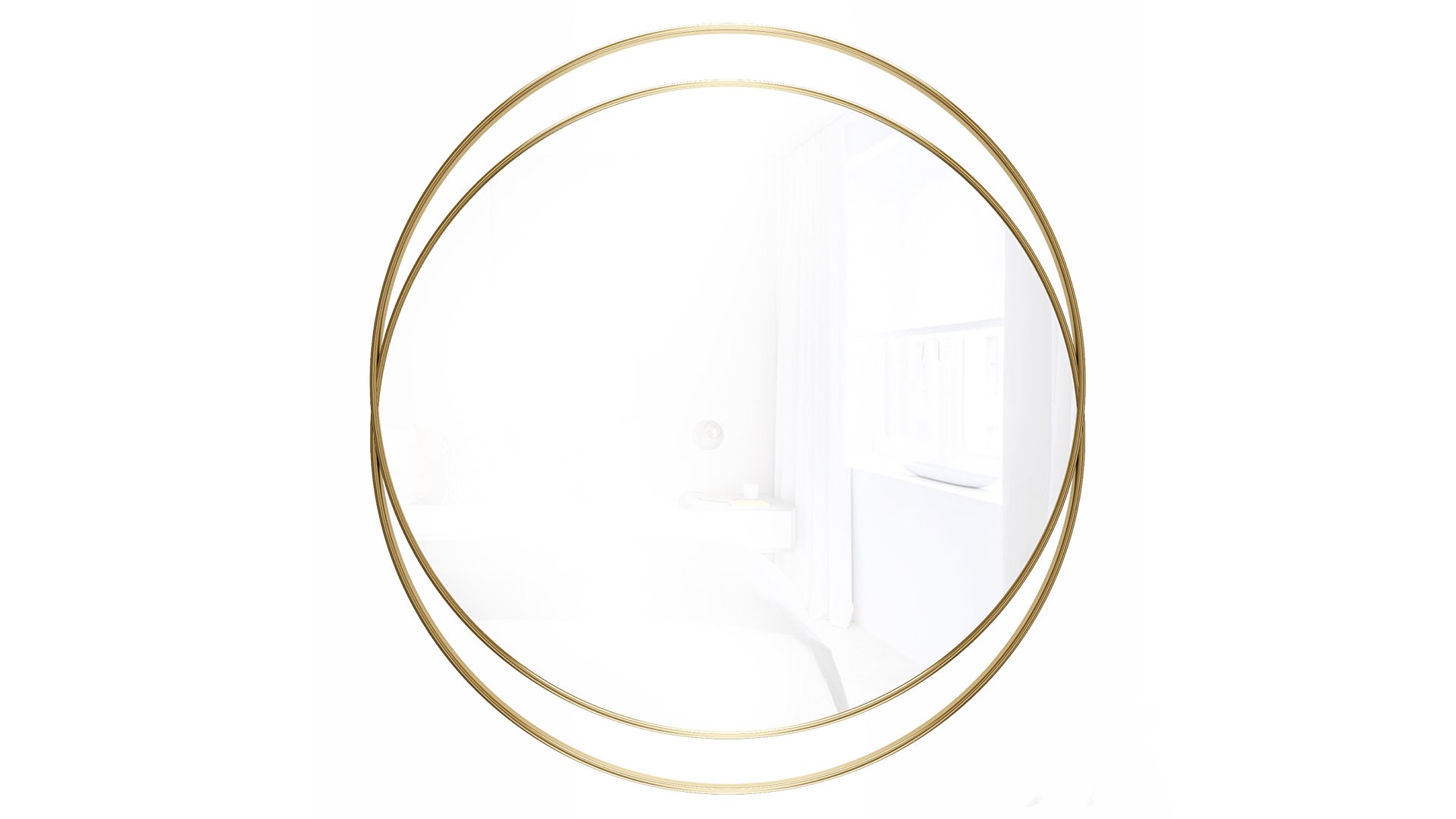 modelo 3d Mirror in a metal frame GZ-M1047 - TurboSquid 2021910