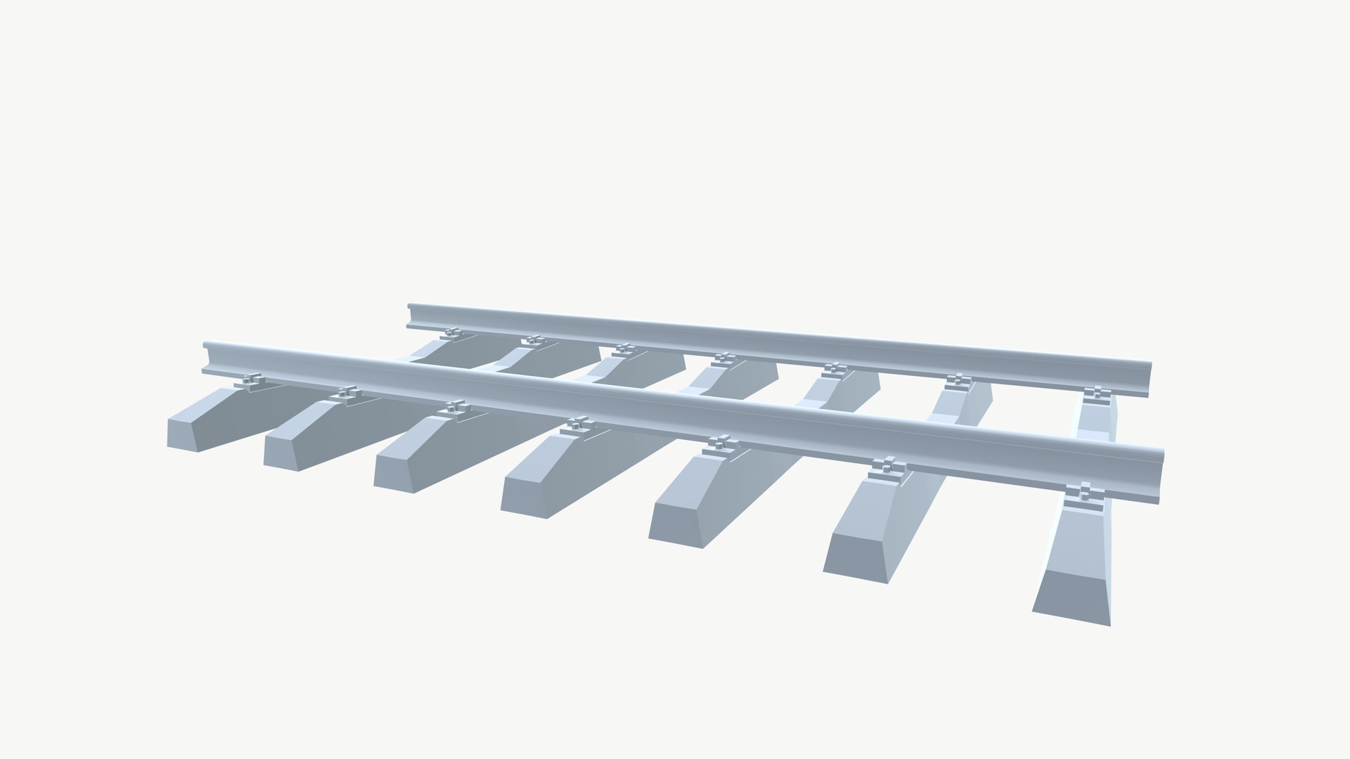 3D Railway Track Model - TurboSquid 2397511