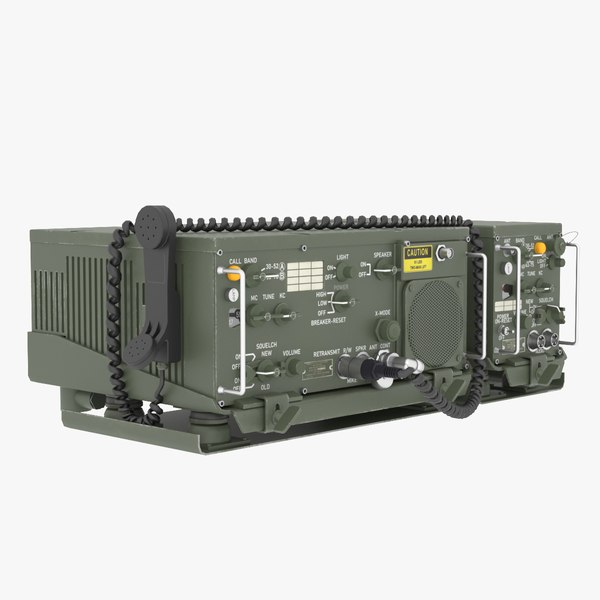 Anvrc-47 radio 3D model - TurboSquid 1625765