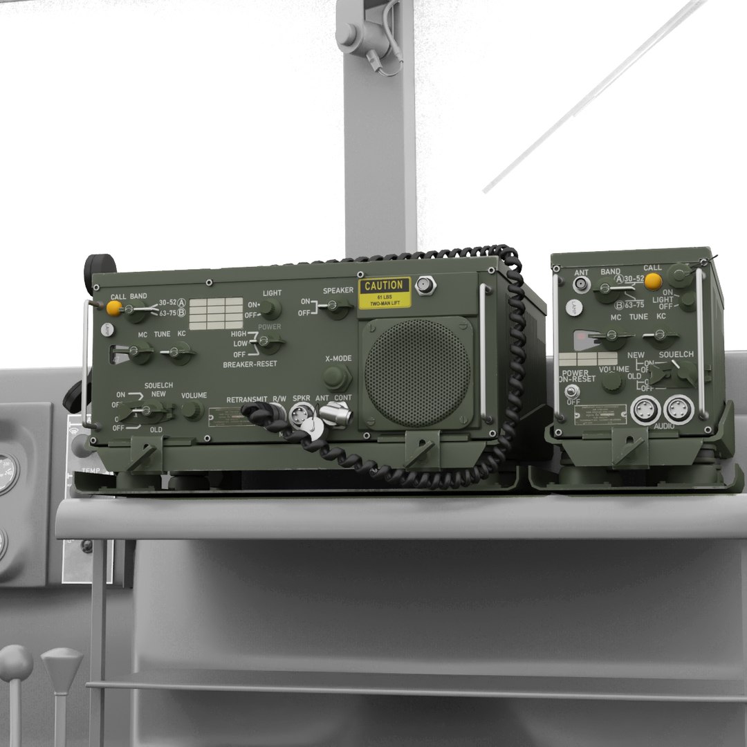 Anvrc-47 radio 3D model - TurboSquid 1625765