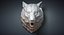 Wolf Head Sculpture Angry