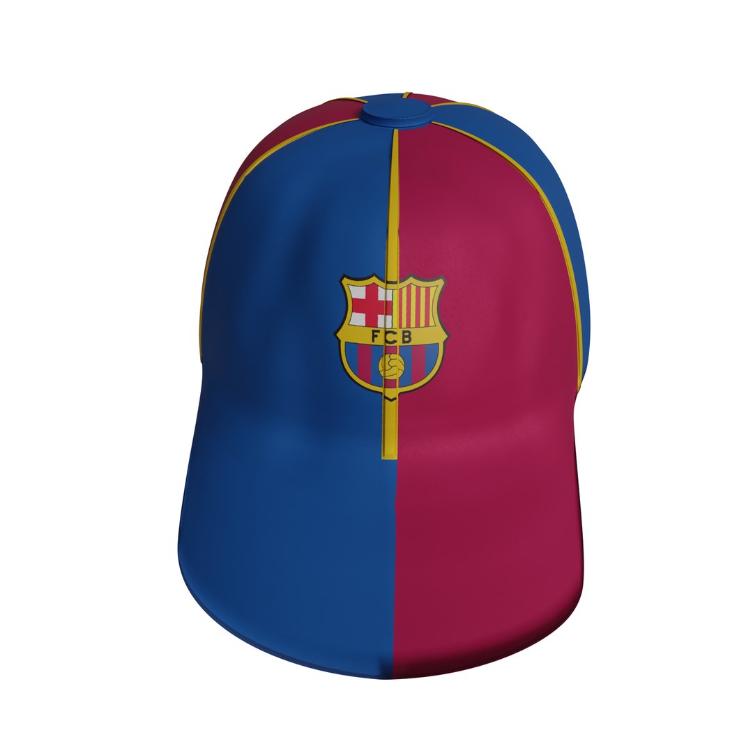 FC Barcelona Cap 3D Model - TurboSquid 2274165