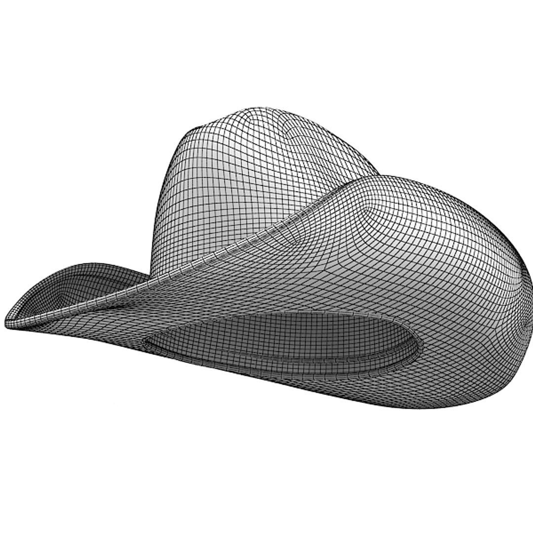 3d Cowboy Hat Model