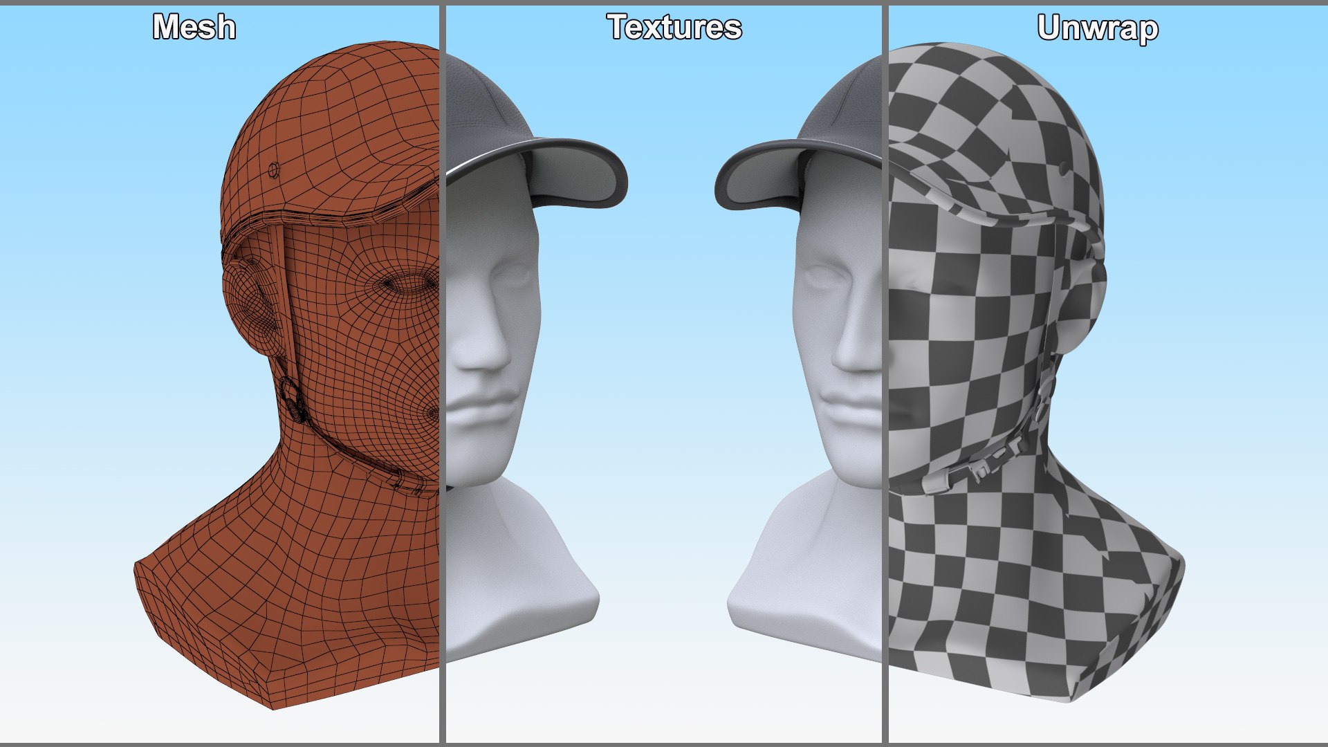 Leather Baseball Cap Safety Helmet on Mannequin model https://p.turbosquid.com/ts-thumb/VM/nZv14a/jX/leatherbaseballcapsafetyhelmetonmannequinmb3dmodel018/jpg/1727761492/1920x1080/fit_q87/e7a69b0982486b789602223b41fe7e6118cae82e/leatherbaseballcapsafetyhelmetonmannequinmb3dmodel018.jpg