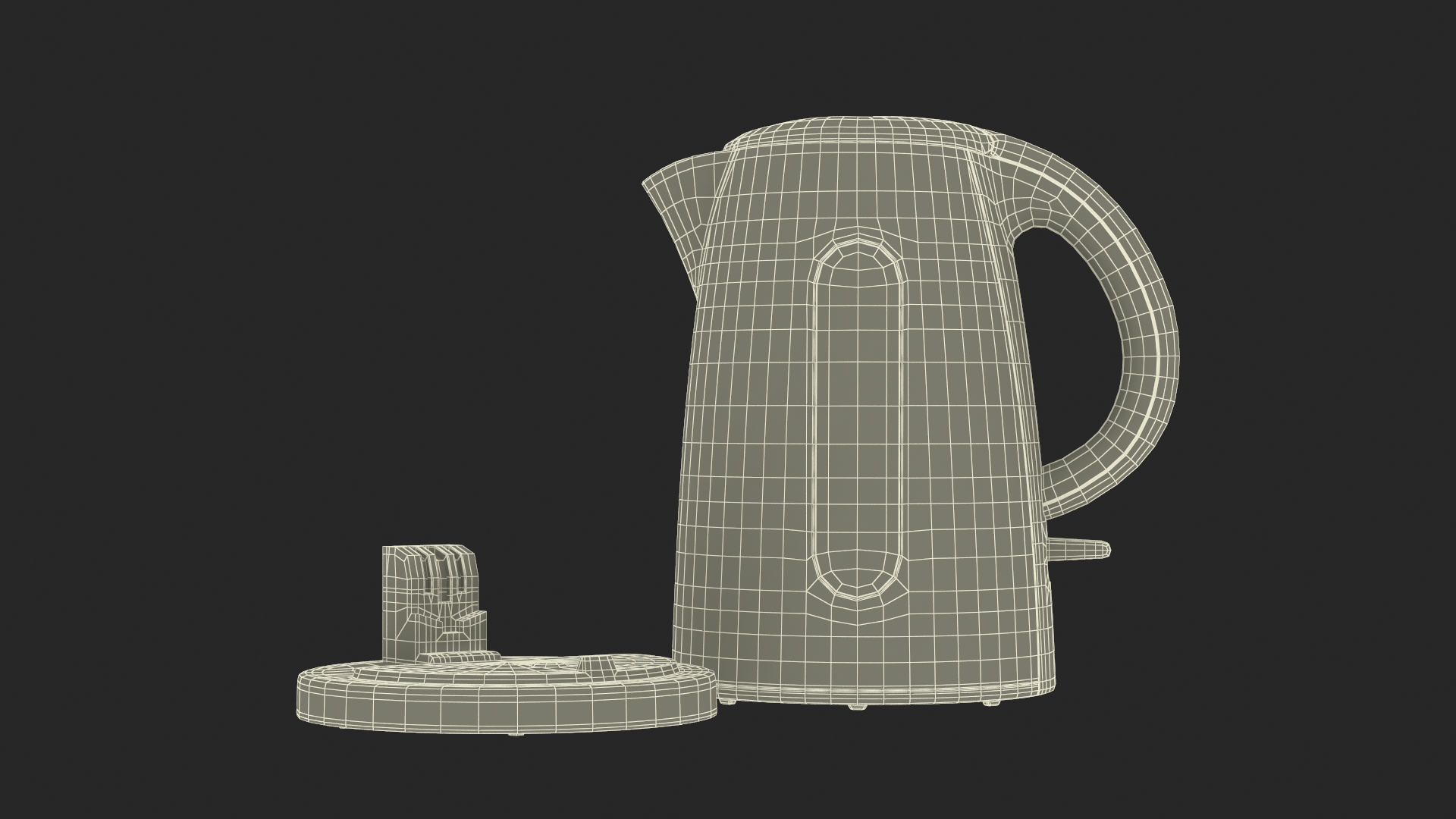 Plastic Electric Kettle No Water 3D Model TurboSquid 2295509