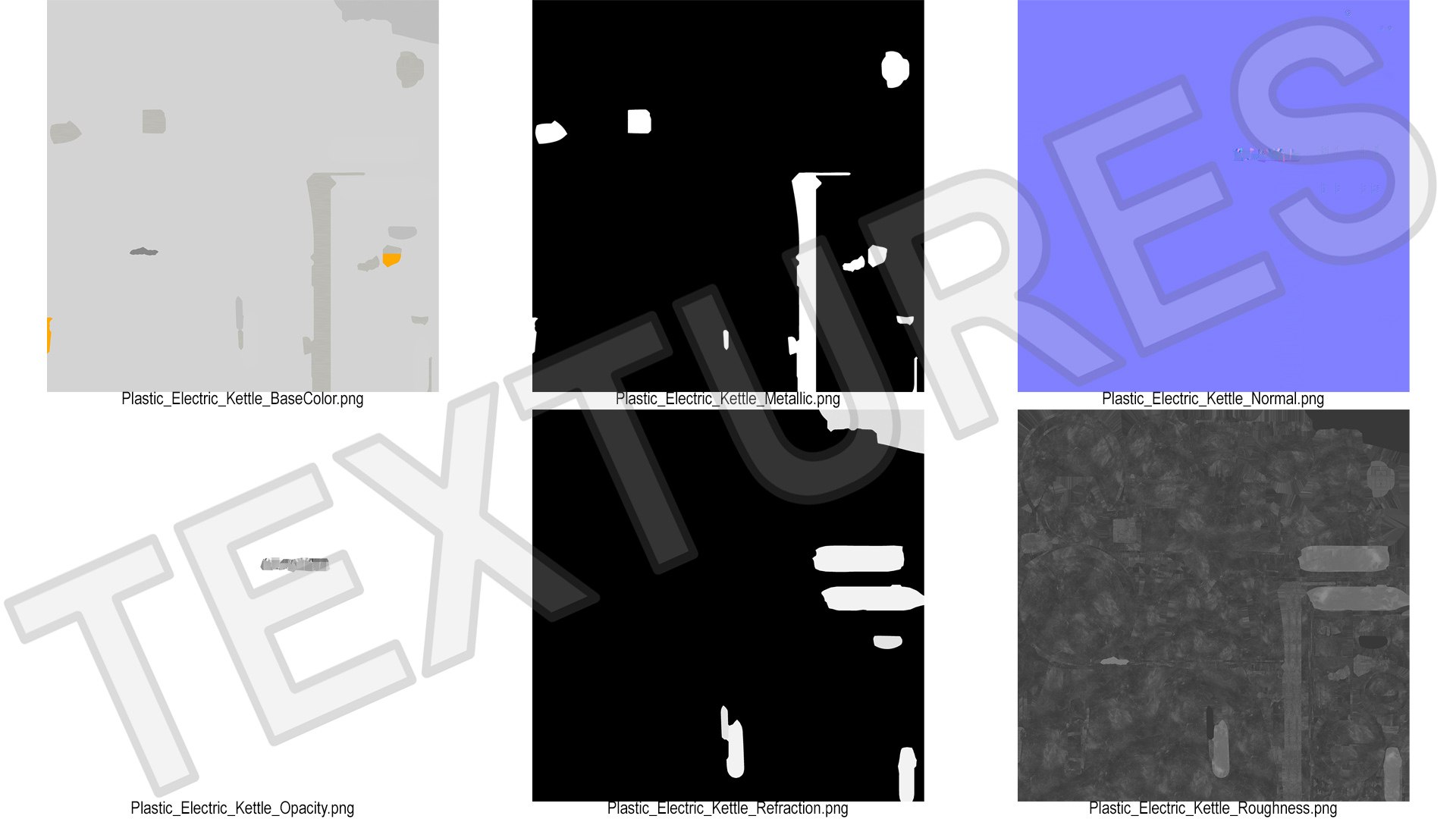 Plastic Electric Kettle No Water 3D Model TurboSquid 2295509