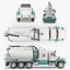 hydro excavation hydrovac truck 3d 3ds