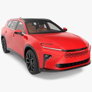 Panoramic Roof Hybrid SUV Red Simplified