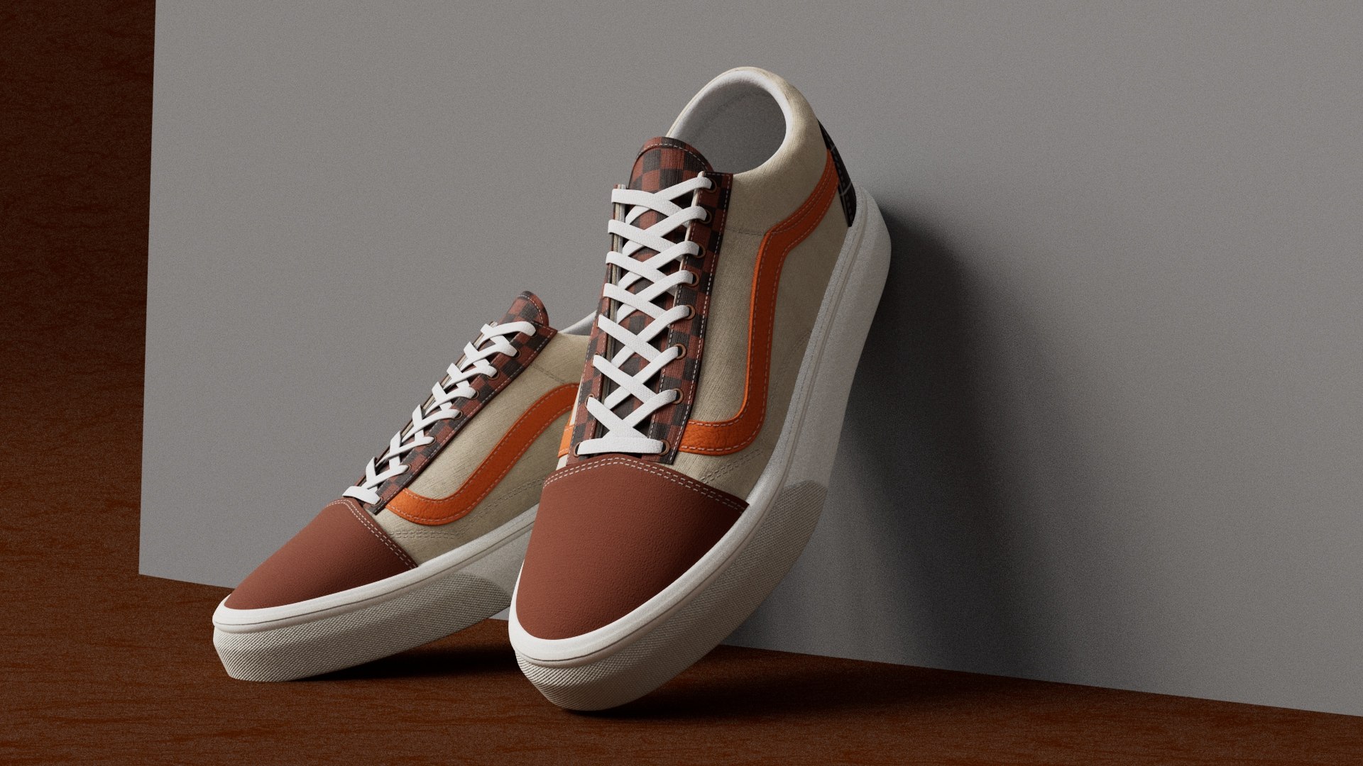 Shose Vans OldSkool Mix Utility Model 3D model - TurboSquid 2023180