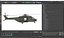 3D NH90 Army Multirole Helicopter Green Camo with Interior Rigged for Cinema 4D model
