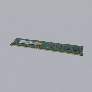 3D PC RAM model