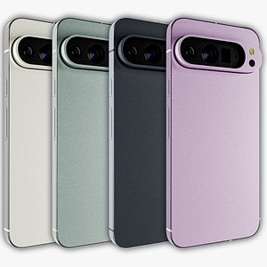 3D Google Pixel 9 Pro 3D Model  Photorealistic Optimized for Rendering  Animation model