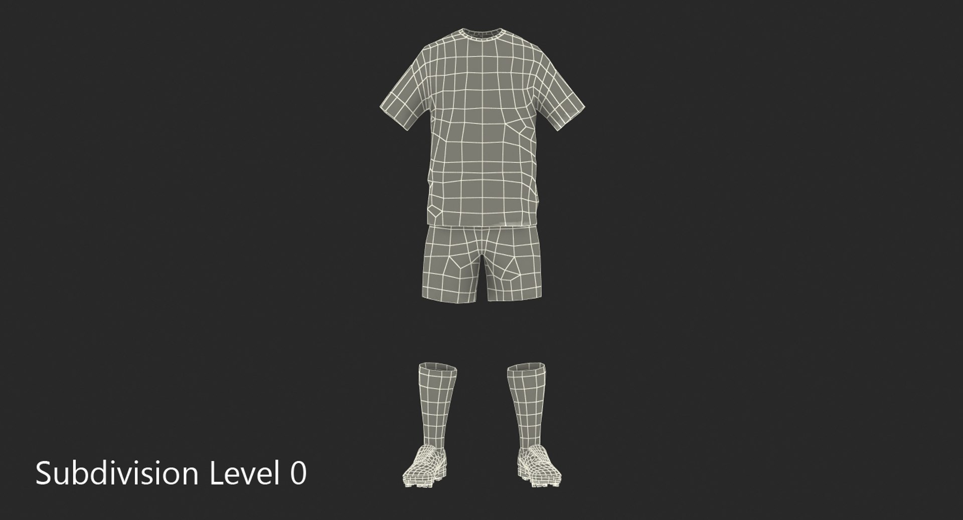 Soccer Uniform 3D Model - TurboSquid 1304838