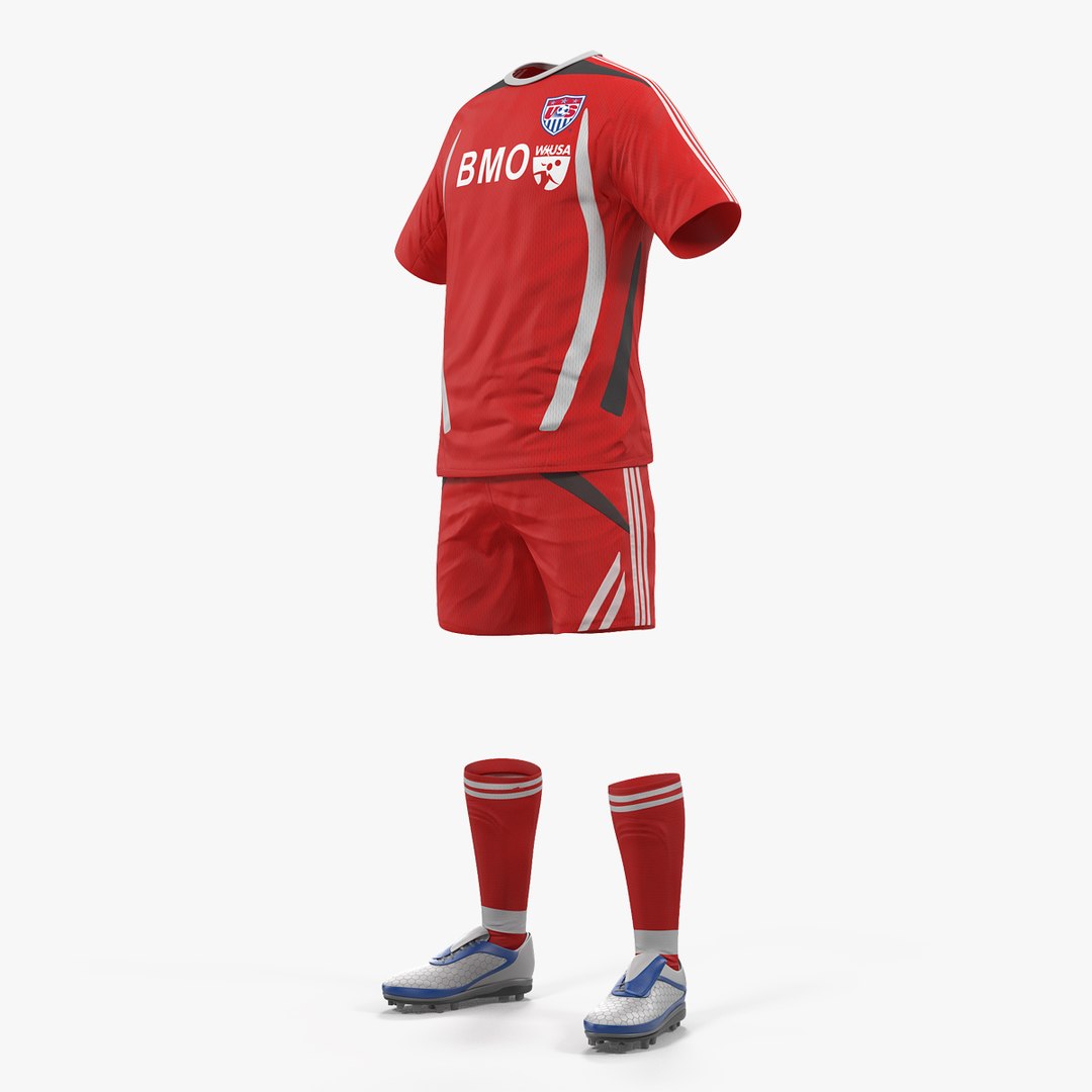 Soccer Uniform 3D model preview