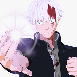 3D model Young Gojo Satoru Murasaki - Jujutsu Kaisen