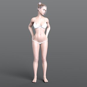 3D model Xmodel sitting and standing