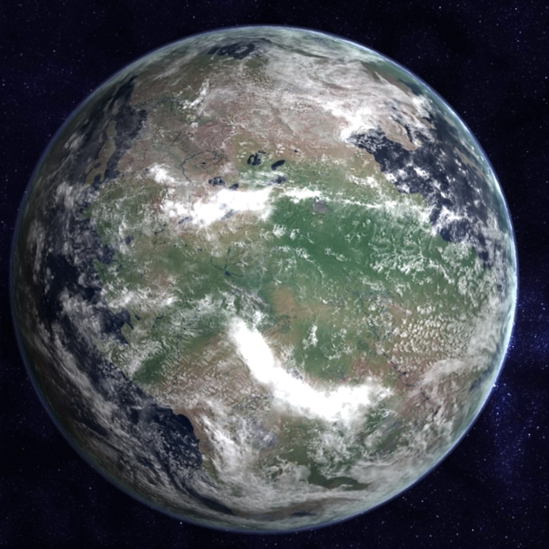 Triassic Earth Late 3d Model