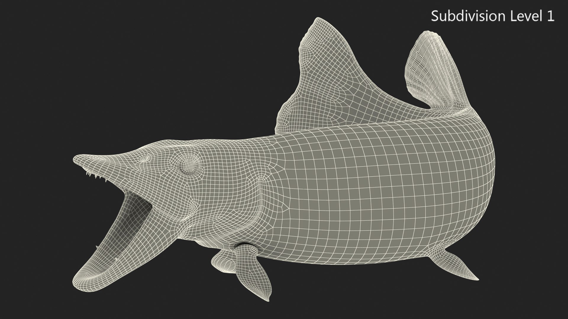 3D pike fish rigged model https://p.turbosquid.com/ts-thumb/VN/MSjYMe/SvZAaMVW/pikefishriggedmb3dmodel020/jpg/1593687010/1920x1080/fit_q87/14882e19f09884c30c8d2c338ffdb13736844794/pikefishriggedmb3dmodel020.jpg