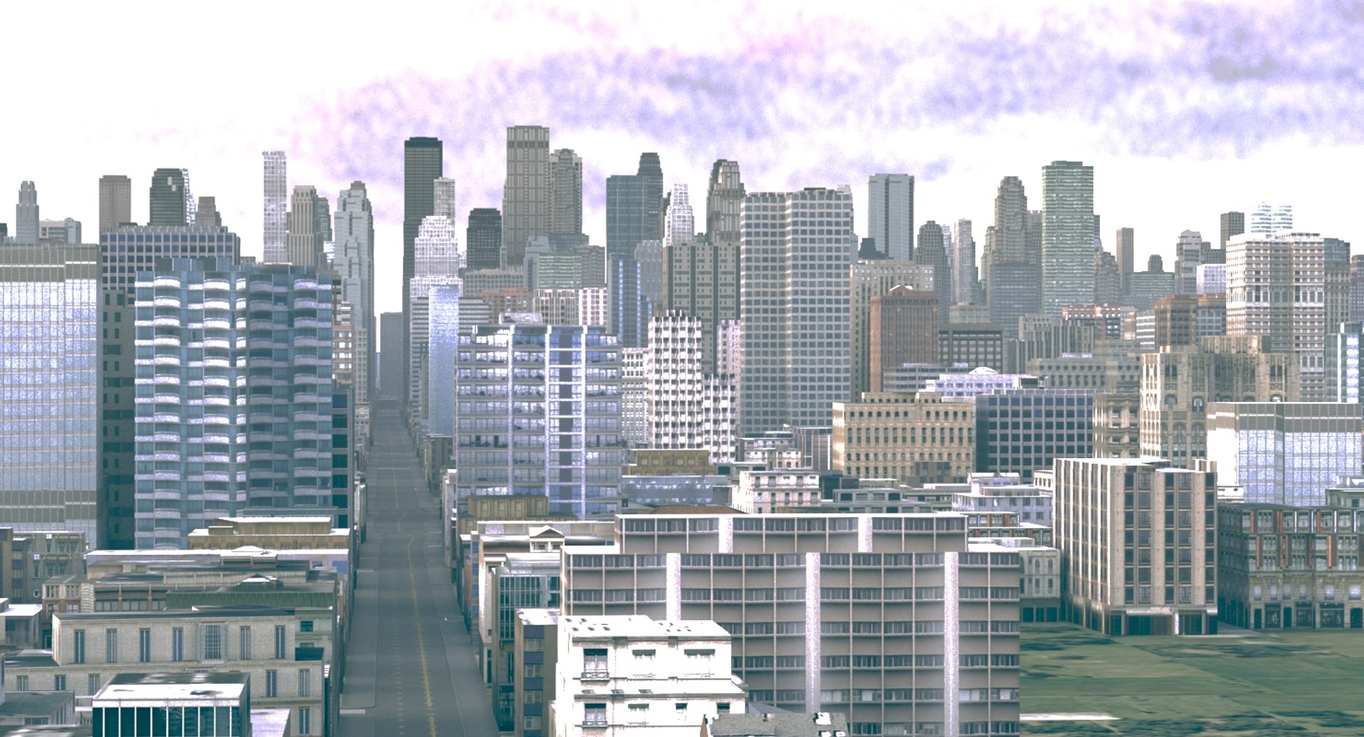 Generated Cityscape 3D Model - TurboSquid 1474528
