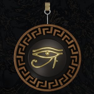 Pendant Horus eye model