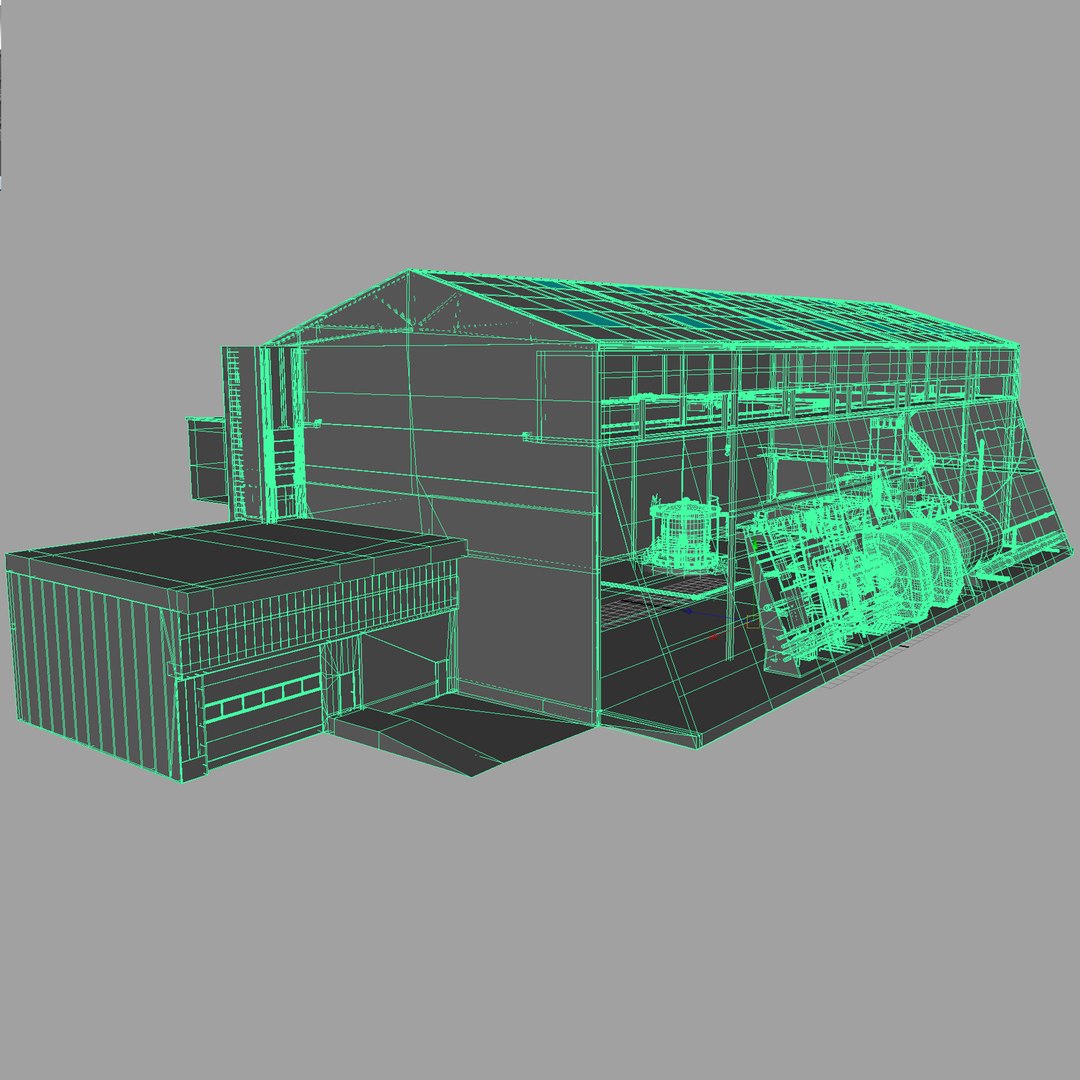 Factory Games 3d Model