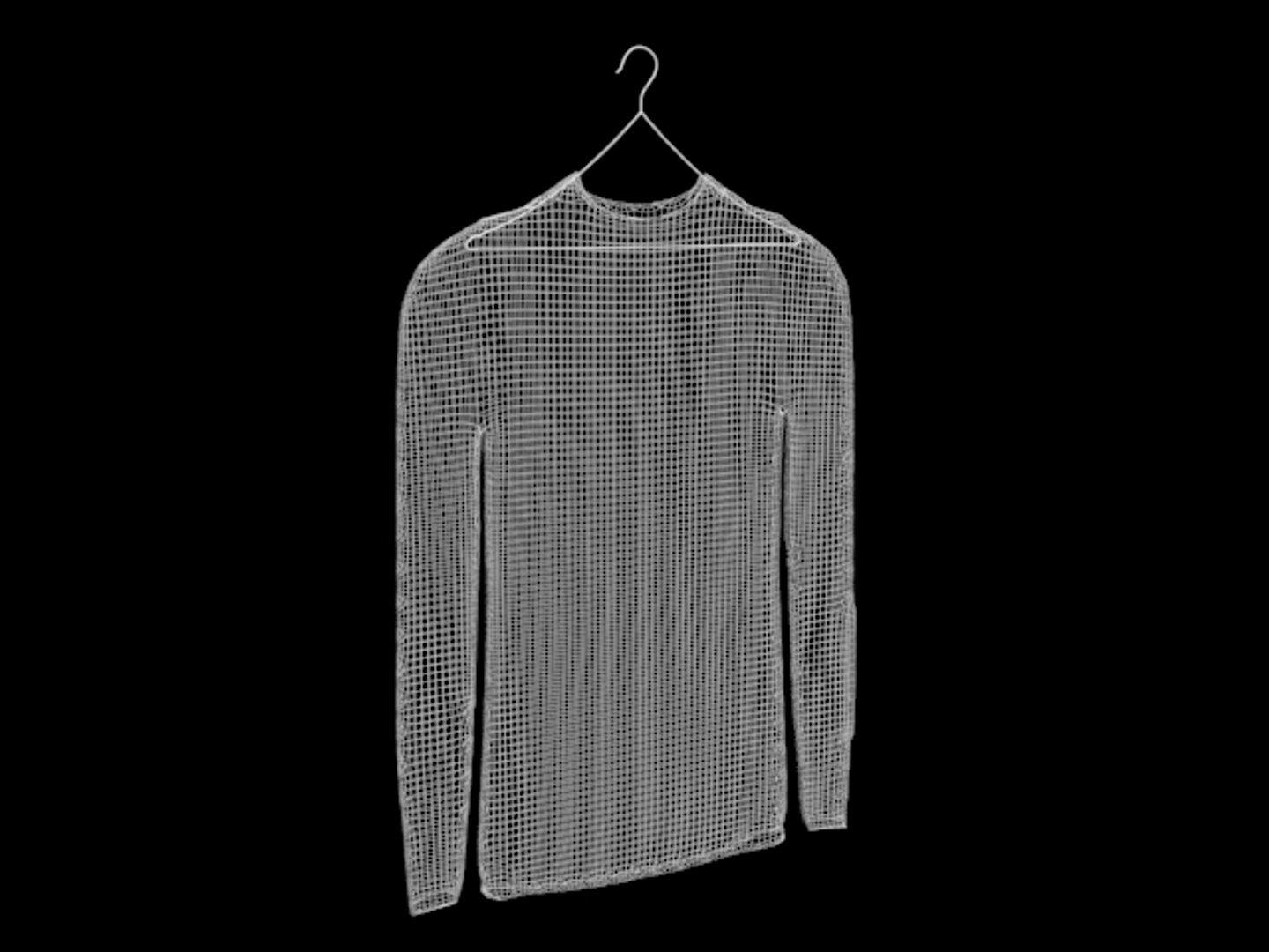 Men's T-Shirt on Hanger 3D Model by kopofx