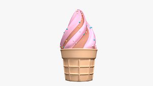 3D Ice Cream Cone