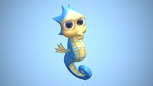 animation swim 3D model