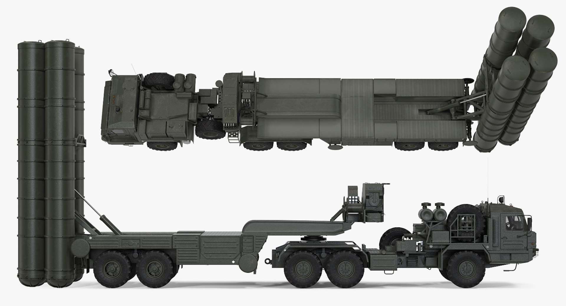 S-400 triumf launch vehicle model - TurboSquid 1242115