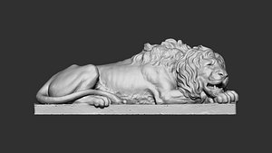 lion 3d print