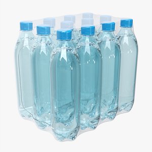 3D water wrap bottle