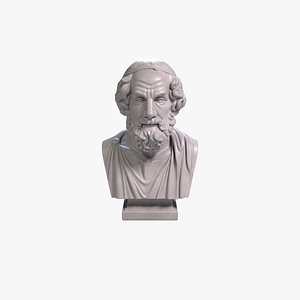 Homer Bust Sculpture  3D Print Model STL File Printable Bust model