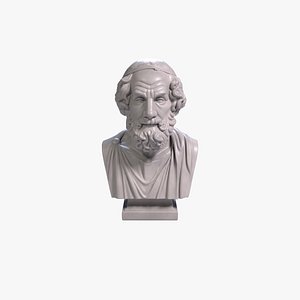 Homer Bust Sculpture 3D Print Model STL File Printable Bust