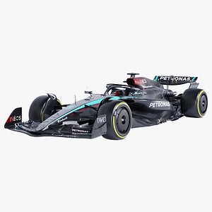 F1 2024 Mercedes F1 W15 Formula 1 car