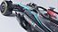 F1 2024 Mercedes F1 W15 Formula 1 car 3D model