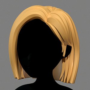 Character - Cartoon - Girl Short Hair 05
