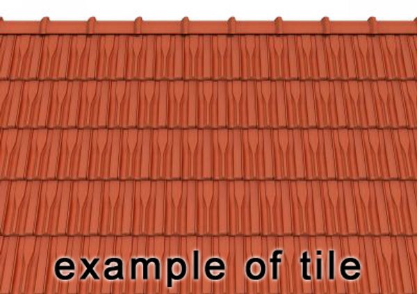 3d roofing tile