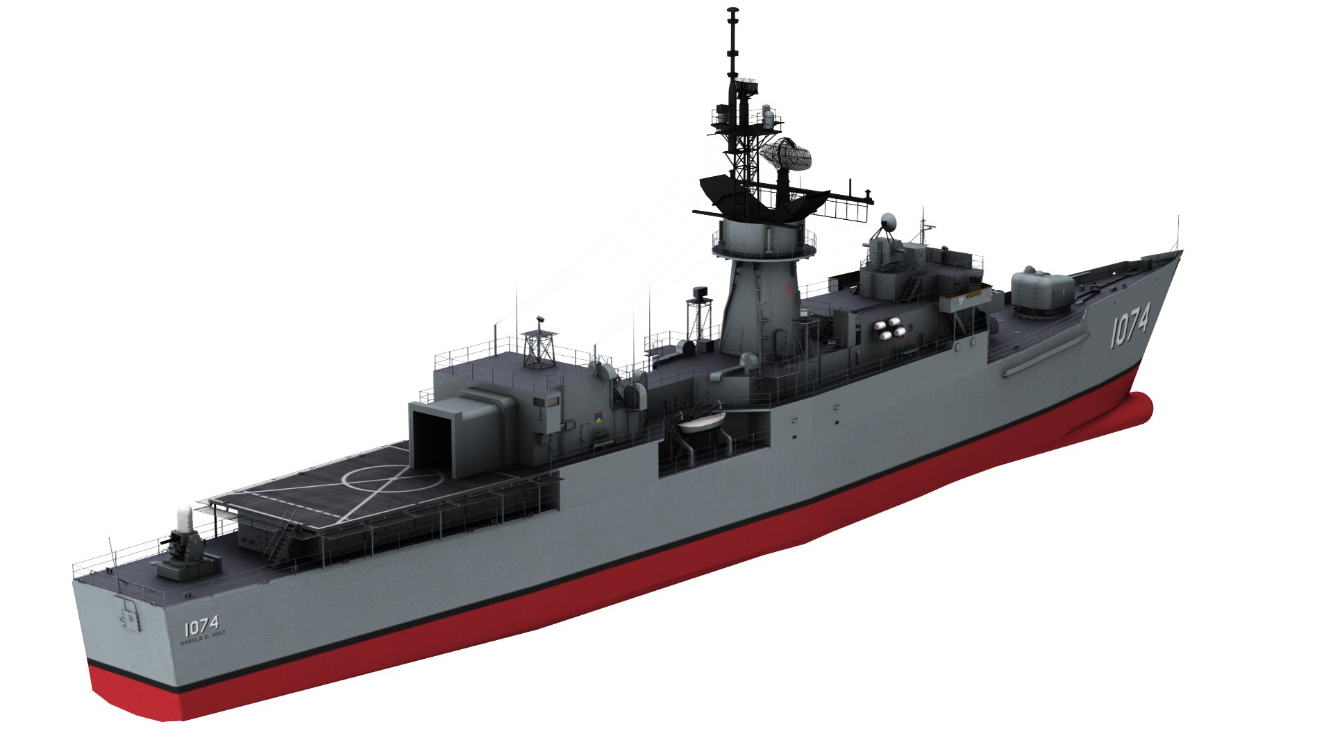 3D Frigate Navy Cold Model - TurboSquid 1331947