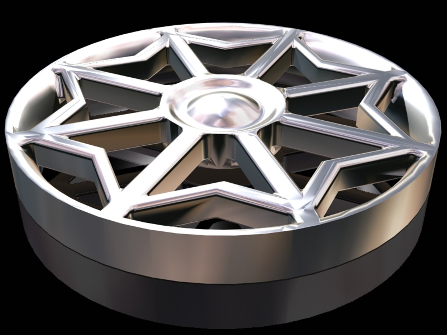 3d model star wheel
