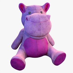 Hippo Stuffed 3D model